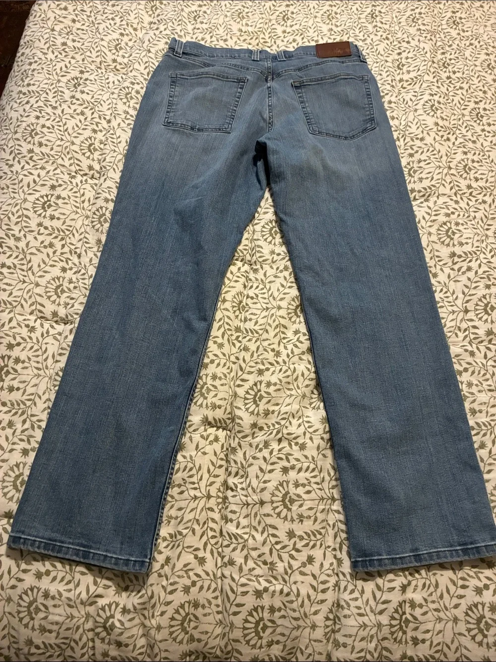 L.L. Bean Men’s Straight Leg Light Blue Denim Jeans